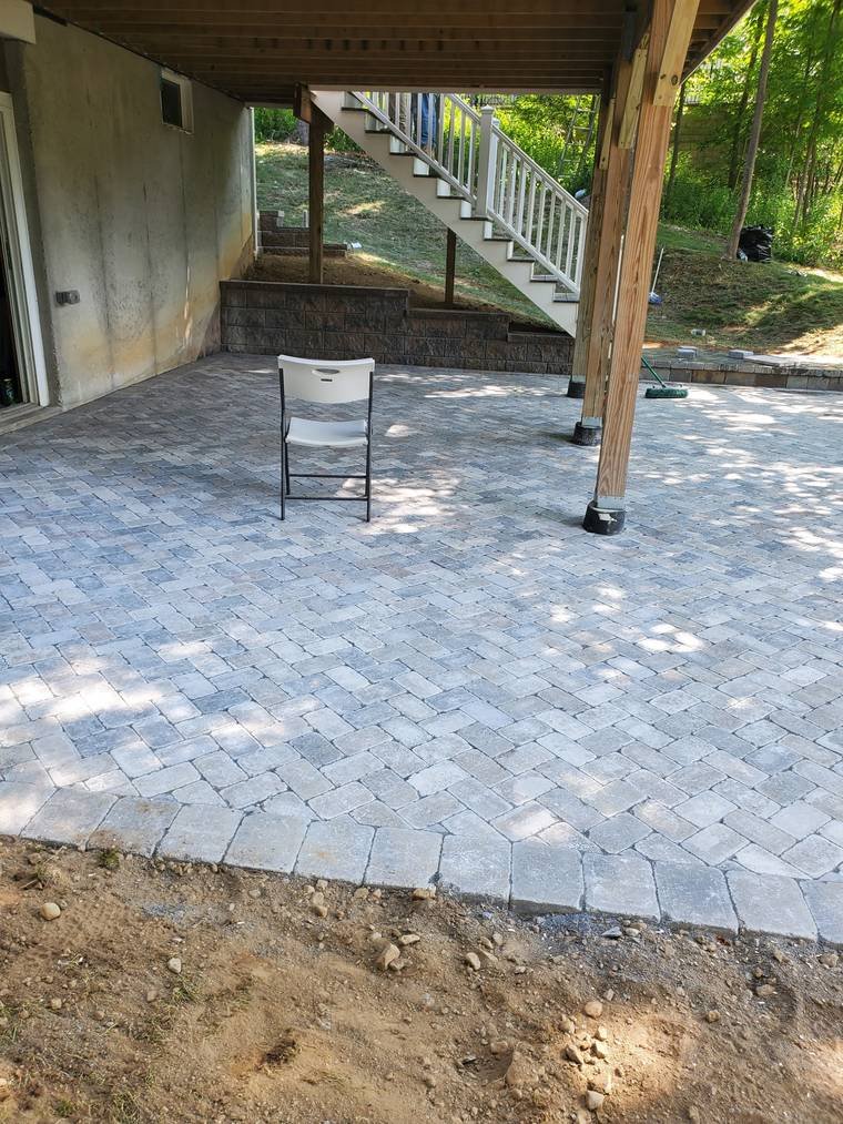 Paver Patio Under Deck — Chunchy's Contracting Corp, Westchester County, NY