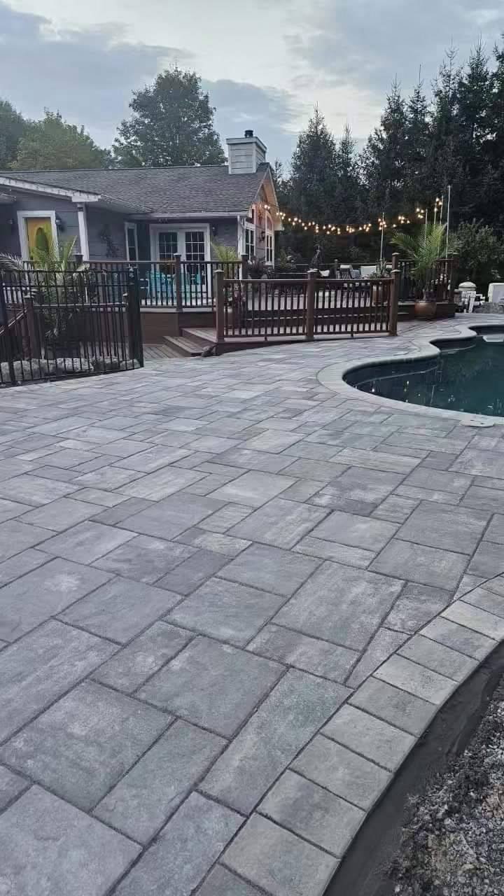 Paver Pool Patio — Chunchy's Contracting Corp, Westchester County, NY